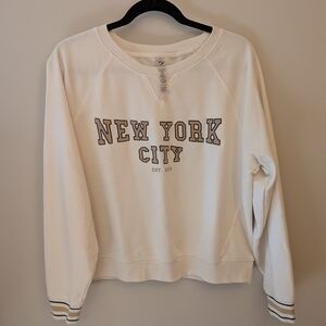 Lou & Grey White New York City Sweatshirt